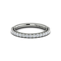 14K White Gold Diamond Womens Matching Wedding Band