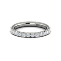 14K White Gold Diamond Womens Matching Wedding Band