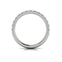 14K White Gold Diamond Womens Matching Wedding Band