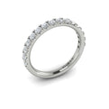 14K White Gold Diamond Womens Matching Wedding Band