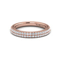14kt Rose Gold Pave Diamond Matching Wedding Band