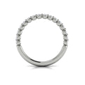 14K White Gold Diamond Womens Matching Wedding Band
