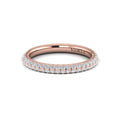 18kt Rose Gold Womens Matching Wedding Band