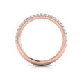 18kt Rose Gold Womens Matching Wedding Band
