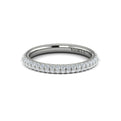 14K White Gold Diamond Womens Matching Wedding Band