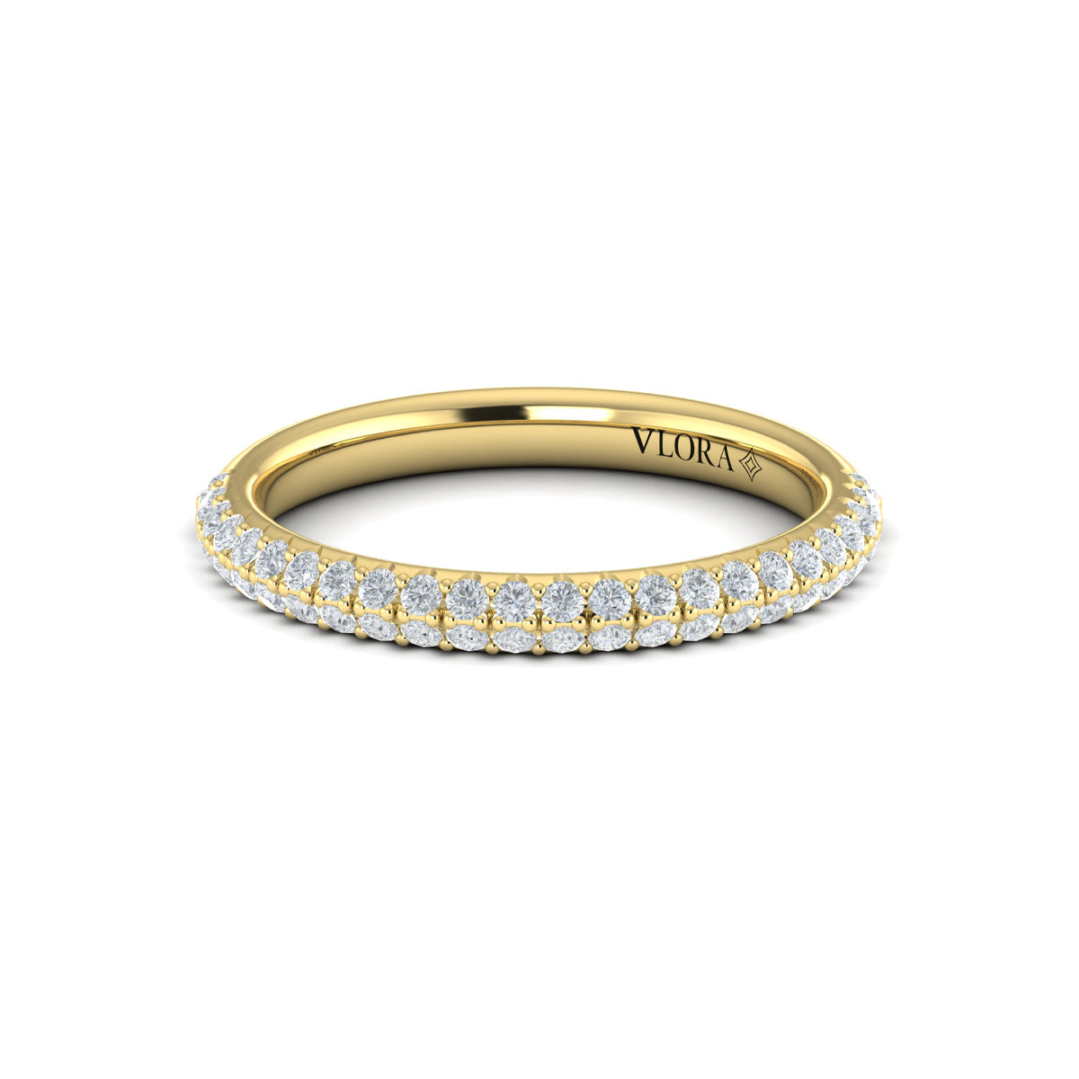 14kt Yellow Gold Womens Matching Wedding Band