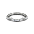 14K White Gold Diamond Matching Wedding Band