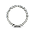 14K White Gold Diamond Womens Matching Wedding Band