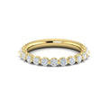 14kt Yellow Gold Womens Floating Diamond Wedding Band