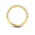 14kt Yellow Gold Womens Floating Diamond Wedding Band