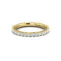 14kt Yellow Gold Diamond Womens Woven Matching Band