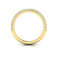 18kt Yellow Gold Womens Diamond Matching Wedding Band