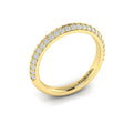 18kt Yellow Gold Womens Diamond Matching Wedding Band