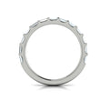 14K White Gold Diamond Womens Matching Wedding Band