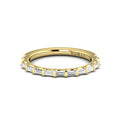 14kt Yellow Gold Diamond Womens Matching Wedding Band
