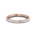 18kt Rose Gold Diamond Womens Matching Wedding Band