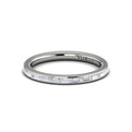 14K White Gold Diamond Womens Matching Wedding Band