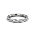 14K White Gold Diamond Matching Wedding Band