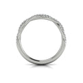 14K White Gold Diamond Matching Wedding Band