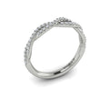 14K White Gold Diamond Matching Wedding Band