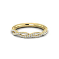 14kt Yellow Gold Womens Matching Wedding Band