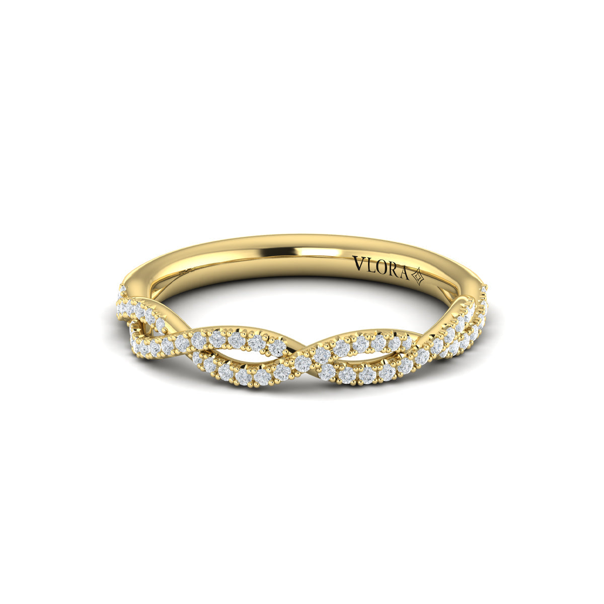 14kt Yellow Gold Womens Matching Wedding Band