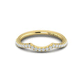 14kt Yellow Gold Diamond Womens Matching Wedding Band