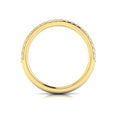 14kt Yellow Gold Diamond Womens Matching Wedding Band