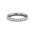 14K White Gold Diamond Womens Matching Wedding Band