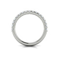 14K White Gold Diamond Womens Matching Wedding Band