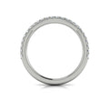14K White Gold Diamond Womens Matching Wedding Band