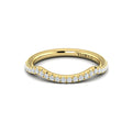14kt Yellow Gold Diamond Womens Matching Wedding Band