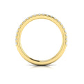 14kt Yellow Gold Diamond Womens Matching Wedding Band