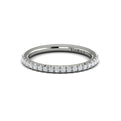 14K White Gold Diamond Womens Matching Wedding Band