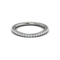 14K White Gold Diamond Matching Wedding Band