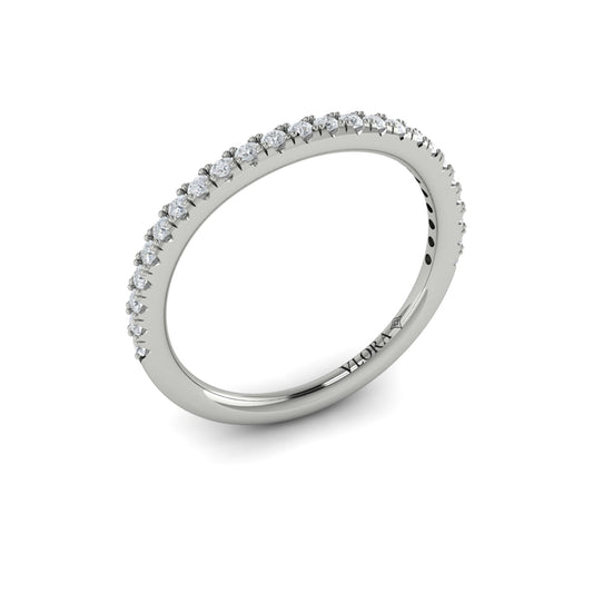 14K White Gold Diamond Matching Wedding Band