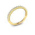 14kt Yellow Gold Emerald Cut Diamond Wedding Band