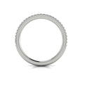 14K White Gold Diamond Womens Matching Wedding Band