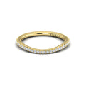 14kt Yellow Gold Diamond Womens Matching Wedding Band