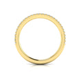 14kt Yellow Gold Diamond Womens Matching Wedding Band