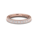 18kt Rose Gold Womens Matching Wedding Band