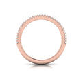 18kt Rose Gold Womens Matching Wedding Band