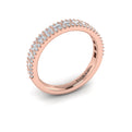 18kt Rose Gold Womens Matching Wedding Band