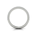 14K White Gold Diamond Womens Matching Wedding Band