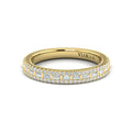 18kt Yellow Gold Womens Matching Bridal Wedding Band
