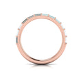 14kt Rose Gold Womens Matching Wedding Band