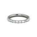 14K White Gold Diamond Womens Matching Wedding Band