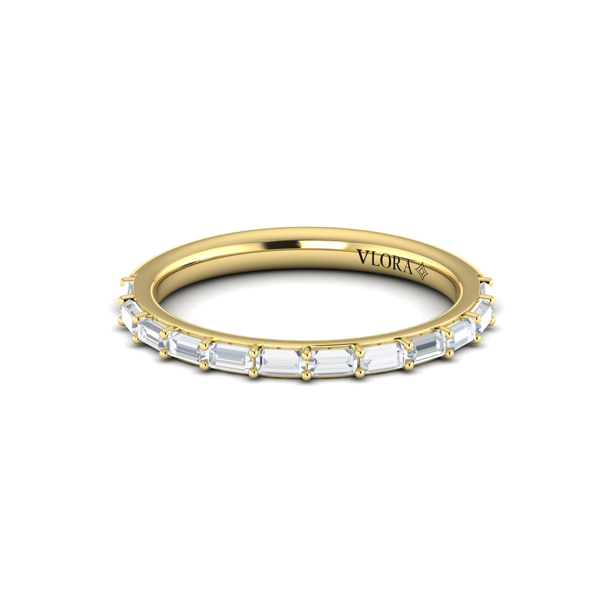 14kt Yellow Gold Womens Diamond Matching Wedding Band