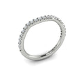 14K White Gold Diamond Matching Wedding Band