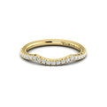 14kt Yellow Gold Diamond Womens Matching Wedding Band